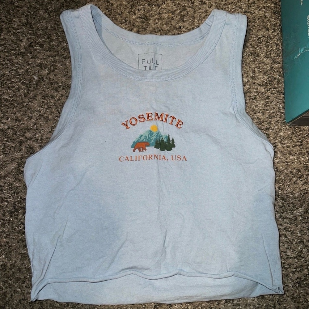 Full Tilt Yosemite Graphic crop top